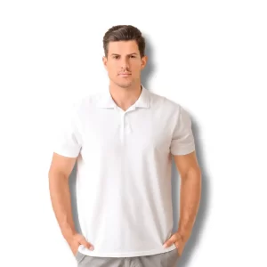 premium white polo tshirt